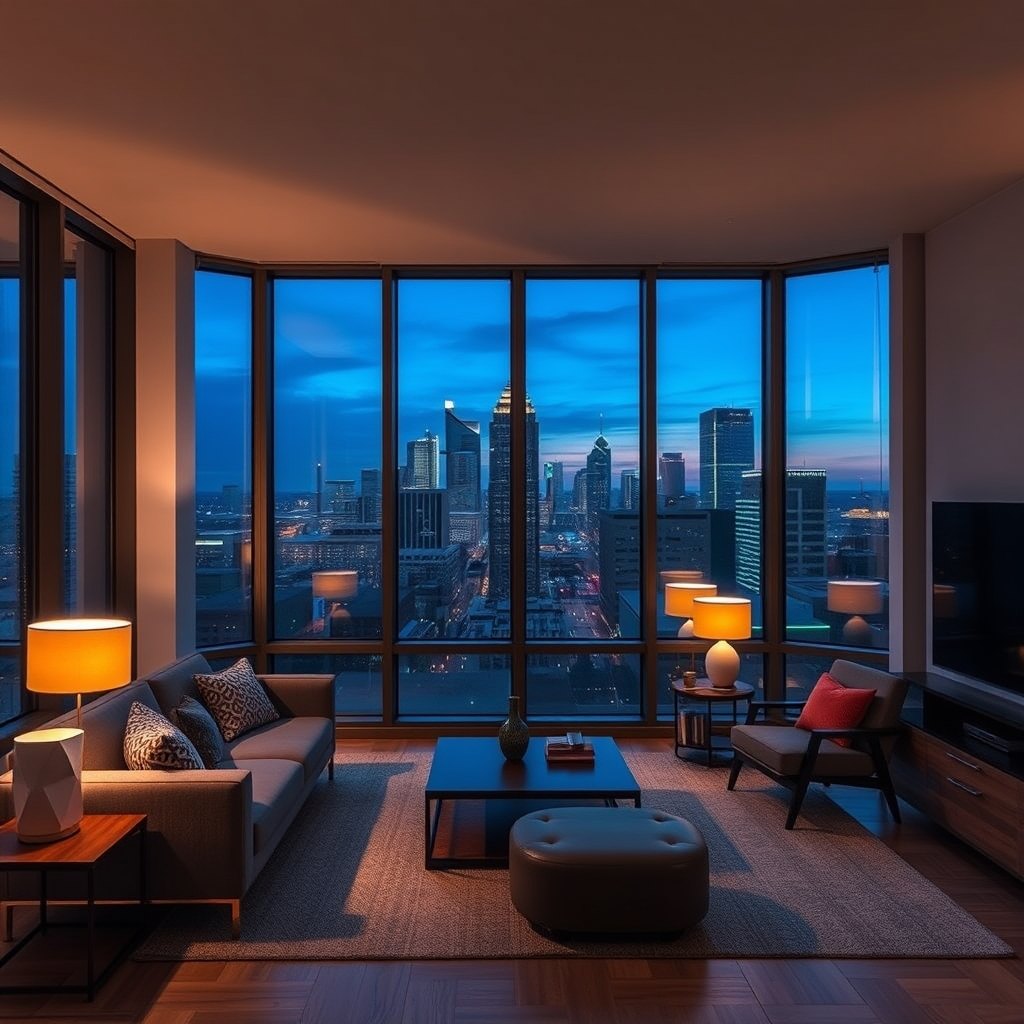 A modern Indianapolis short-term rental of the kind we test managers and host software against